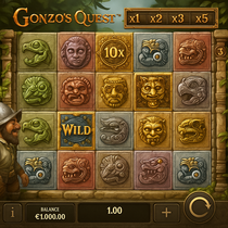 RoySpins - Gonzo's Quest Slot Game - Play Now